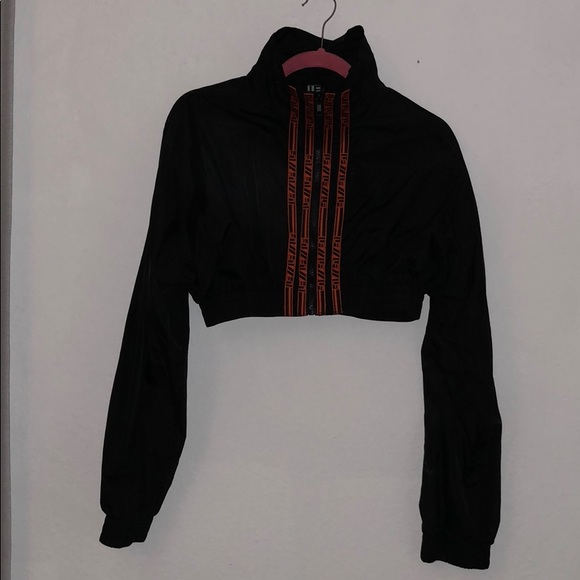 LF the label zip front crop jacket - Picture 3 of 5